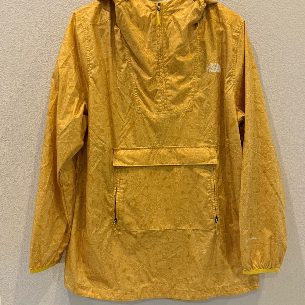 The North Face Yellow Raincoat Lightweight Water-Resistant